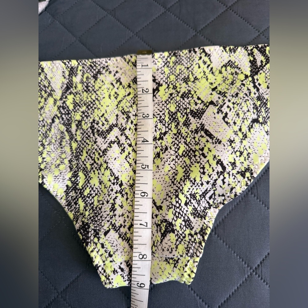 H&M Snakeskin One-Shoulder Bikini Set - Picture 12 of 13